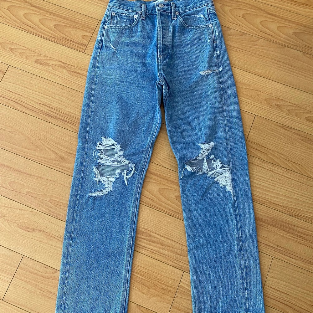 Agolde 90s Mid Rise Loose Fit Jeans Size 24
